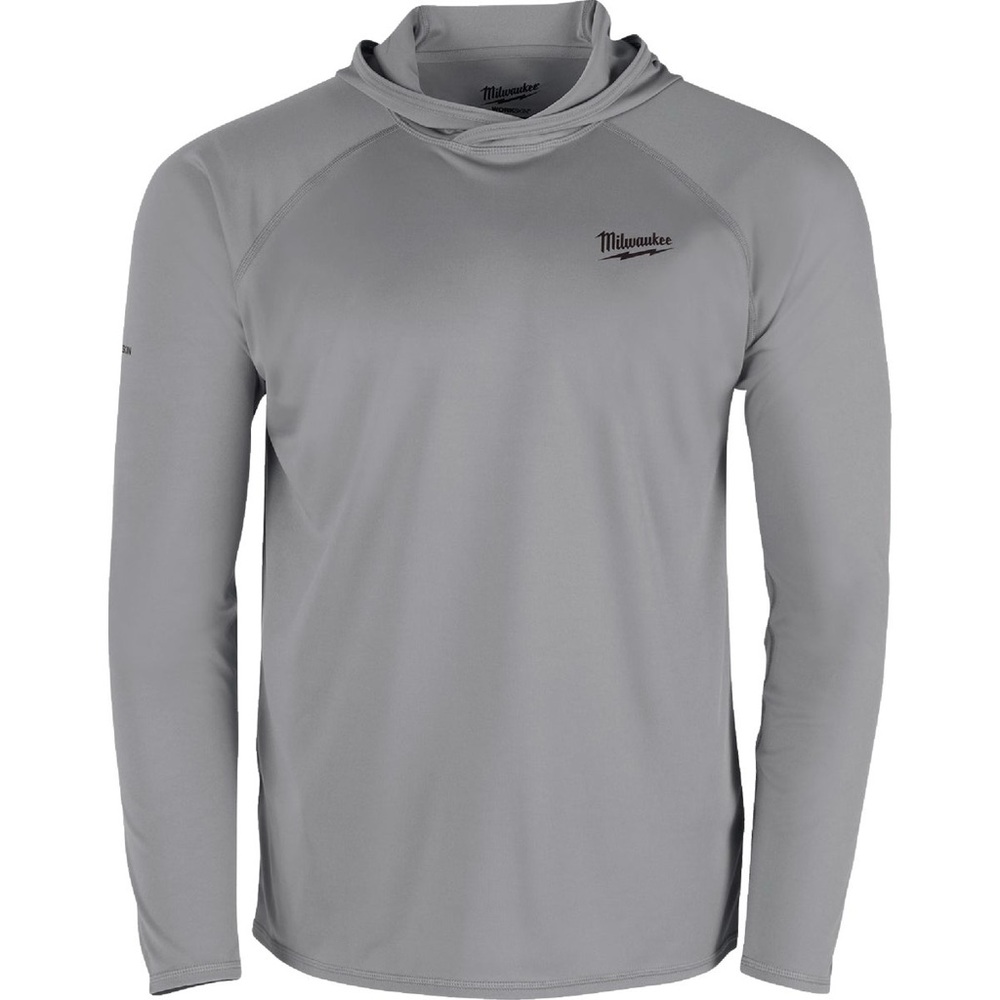 Milwaukee Workskin Hooded Sun Shirt-Gray 2X
